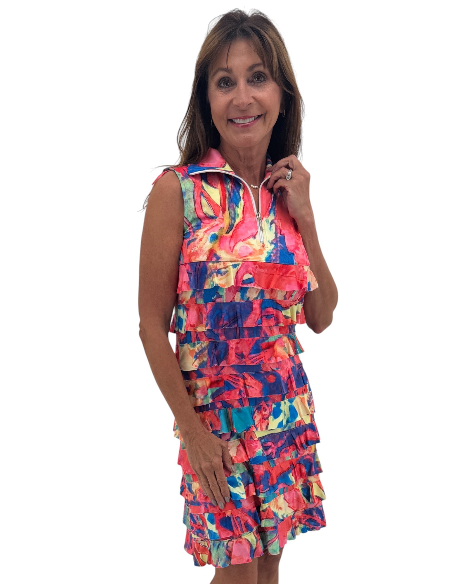 TANGO MANGO DR760Z-5789 ZIP CHA CHA DRESS